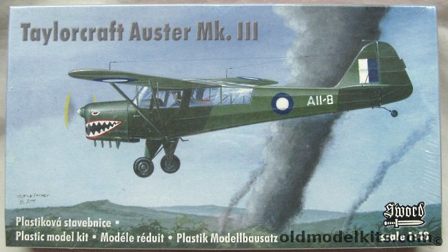 Sword 1/48 Taylorcraft Auster Mk.III - 663 Sq Imola Italy 1945 / Picaville Normandy 1944, KPS48002 plastic model kit